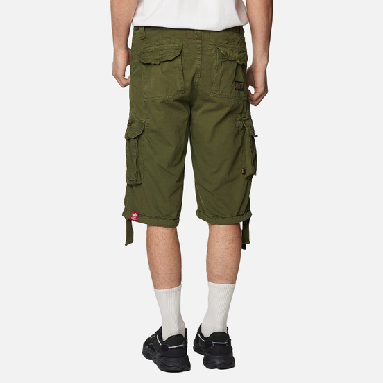 Мужские шорты Alpha Industries Jet Cargo Dark Olive