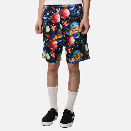 Мужские шорты ASSID Bad World Black/Multicolor