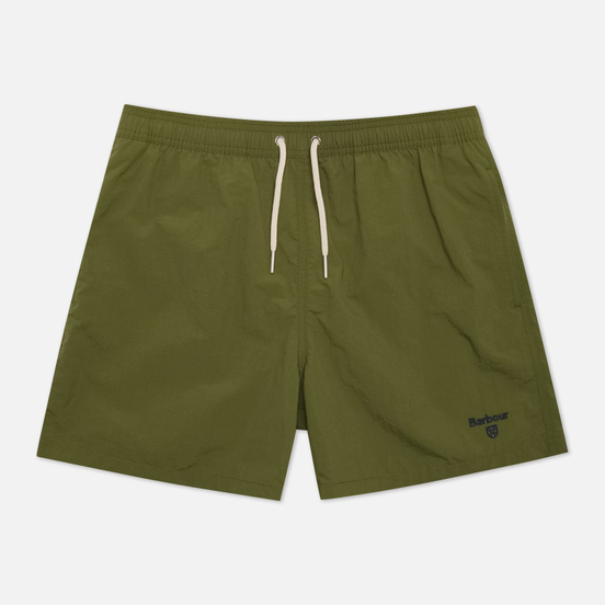 Мужские шорты Barbour Swim Essential Logo Olive