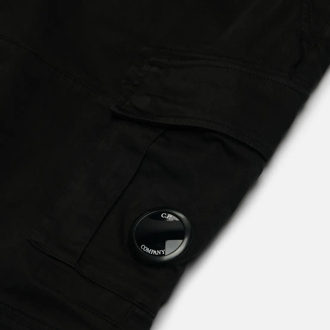 C.P. Company Мужские шорты Garment Dyed Stretch Sateen Cargo