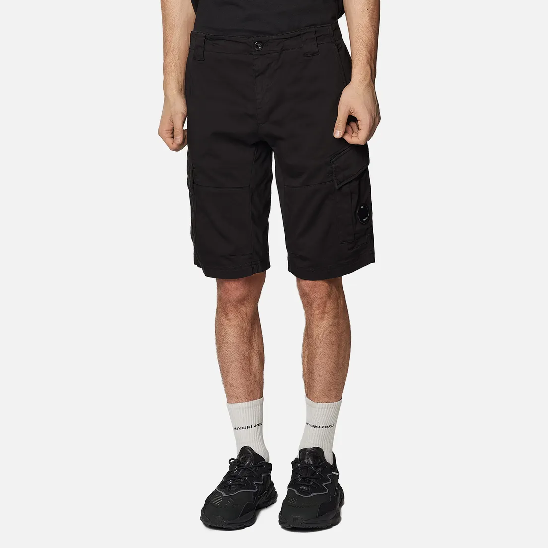 C.P. Company Мужские шорты Garment Dyed Stretch Sateen Cargo