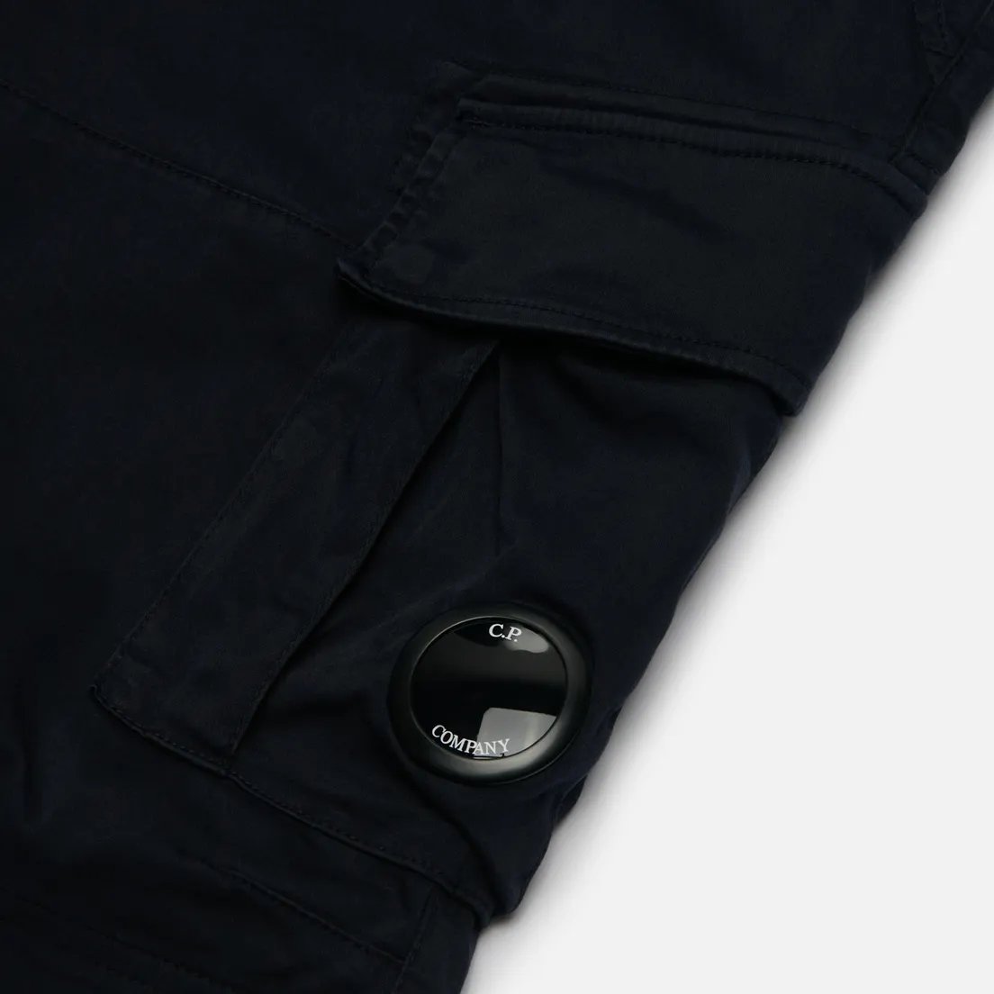 C.P. Company Мужские шорты Garment Dyed Stretch Sateen Cargo