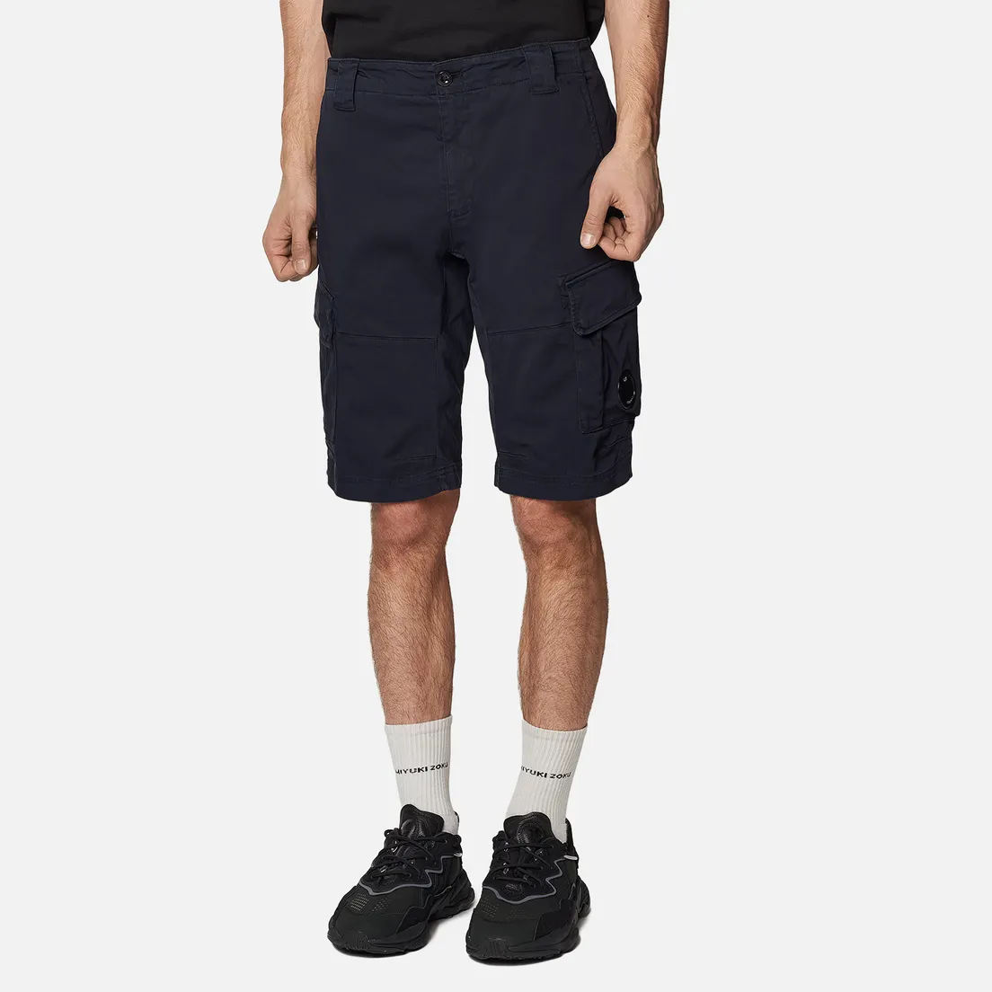 C.P. Company Мужские шорты Garment Dyed Stretch Sateen Cargo