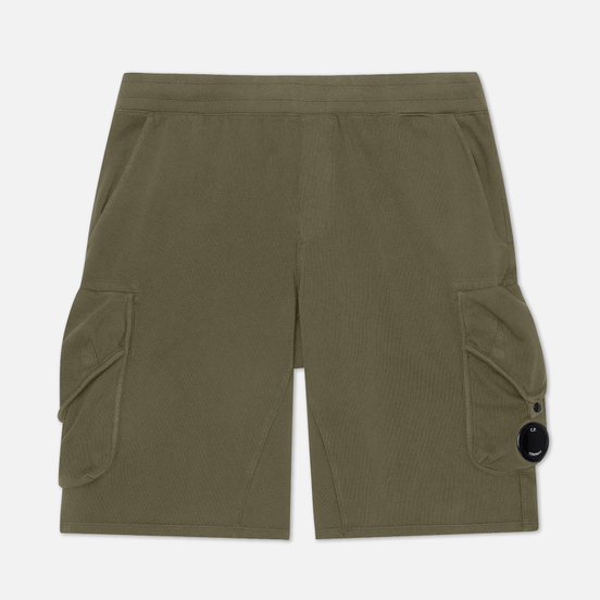 Мужские шорты C.P. Company Heavy Jersey Cargo Burnt Olive