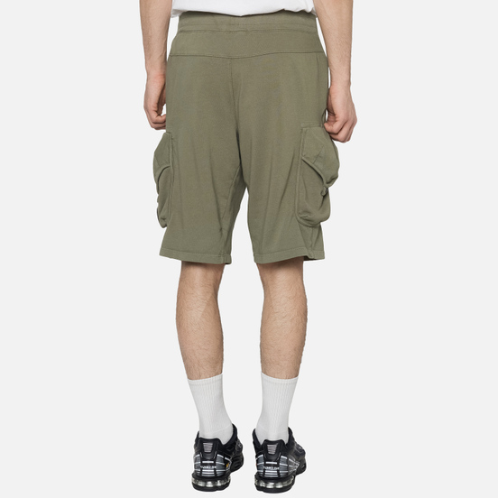 Мужские шорты C.P. Company Heavy Jersey Cargo Burnt Olive