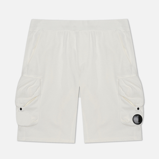 Мужские шорты C.P. Company Heavy Jersey Cargo Gauze White