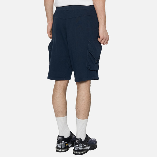 Мужские шорты C.P. Company Heavy Jersey Cargo Total Eclipse
