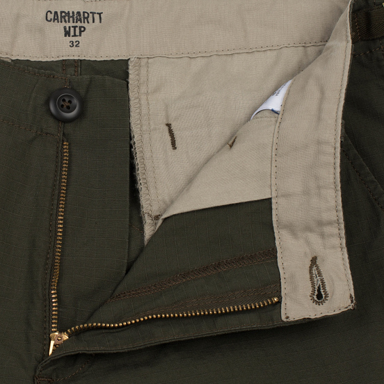 Мужские шорты Carhartt WIP Aviation Columbia Ripstop 6.5 Oz Cypress Rinsed