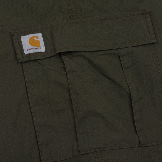 Мужские шорты Carhartt WIP Aviation Columbia Ripstop 6.5 Oz Cypress Rinsed