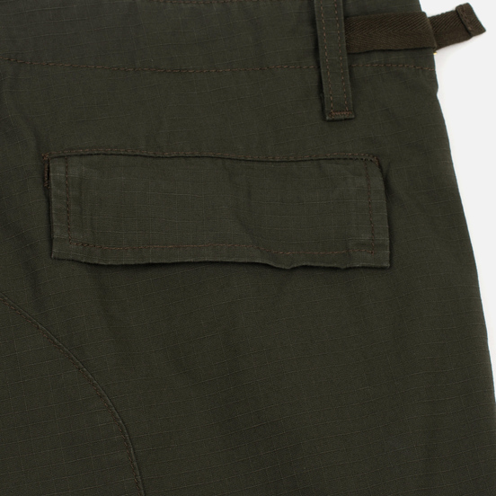 Мужские шорты Carhartt WIP Aviation Columbia Ripstop 6.5 Oz Cypress Rinsed