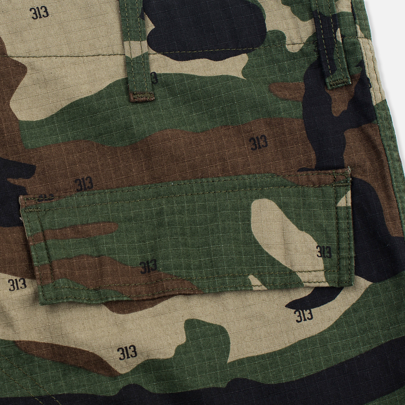 Carhartt WIP Мужские шорты Cargo Columbia Ripstop 6.5 Oz Camo