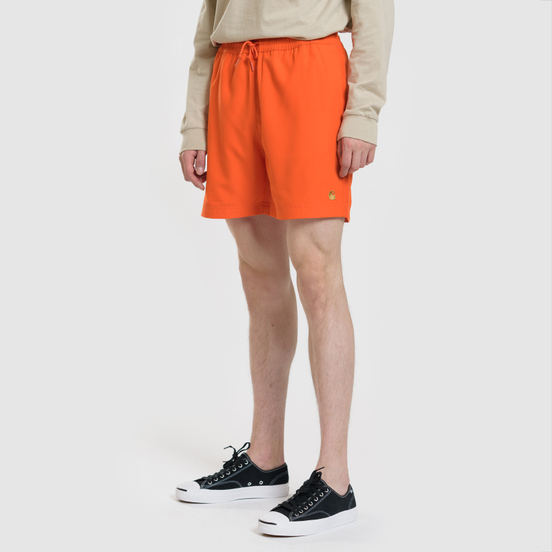 Мужские шорты Carhartt WIP Chase Swim 3.7 Oz Pepper/Gold