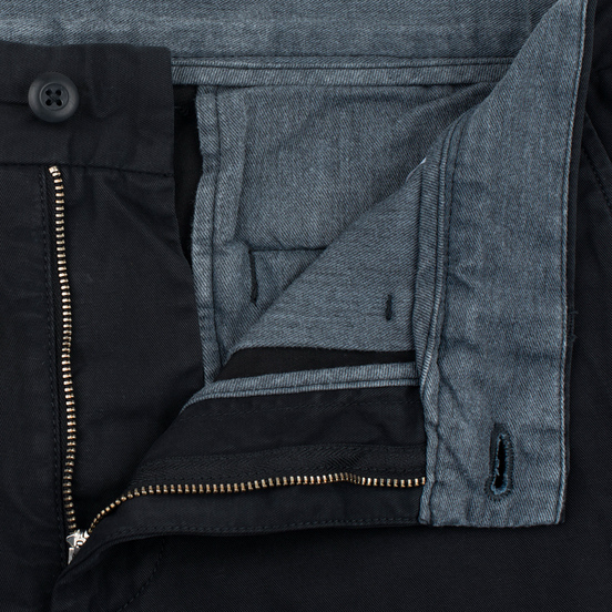 Мужские шорты Carhartt WIP Johnson Twill 7 Oz Black Garment Dyed