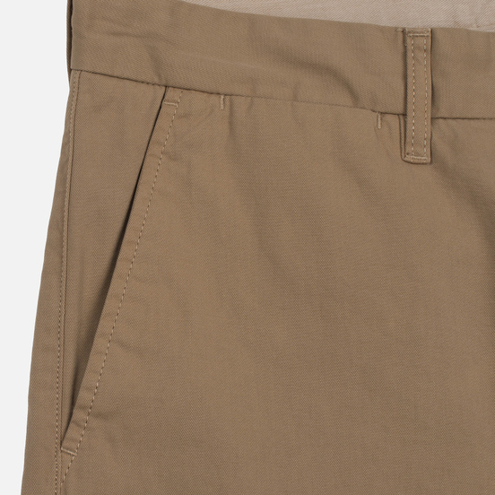 Мужские шорты Carhartt WIP Johnson Twill 7 Oz Leather Garment Dyed