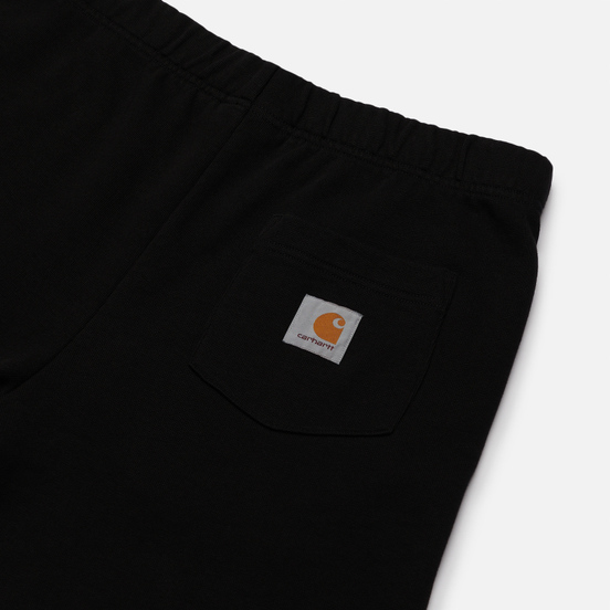 Мужские шорты Carhartt WIP Pocket Sweat 13.3 Oz Black