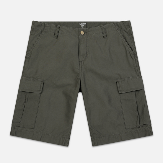 Мужские шорты Carhartt WIP Regular Cargo 8 Oz Moor Stone Washed