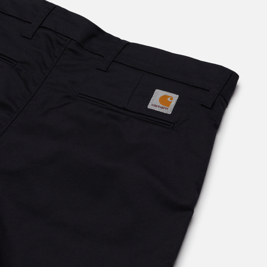 Мужские шорты Carhartt WIP Sid 8.6 Oz Dark Navy Rinsed