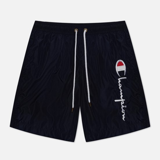 Мужские шорты Champion Reverse Weave Script Logo Basic Bermuda Swim New Navy