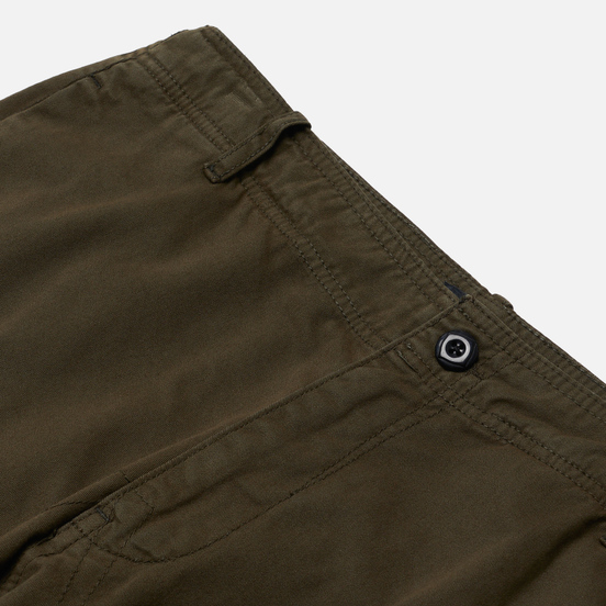 Мужские шорты MA.Strum Garment Dyed Cargo Dark Khaki Green