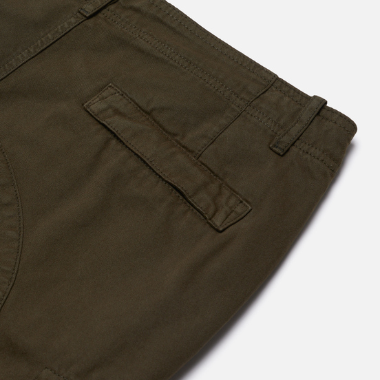 Мужские шорты MA.Strum Garment Dyed Cargo Dark Khaki Green