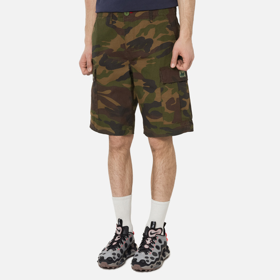 Мужские шорты Peaceful Hooligan Container Ripstop Woodland Camo