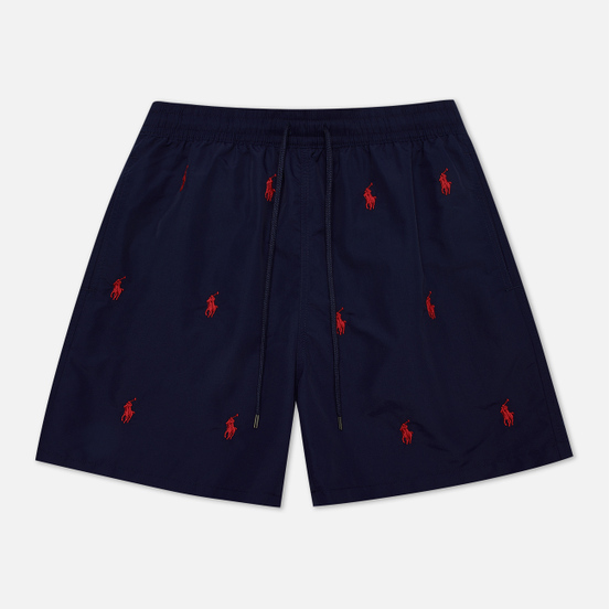 Мужские шорты Polo Ralph Lauren Embroidered Polo Traveller Swim Newport Navy