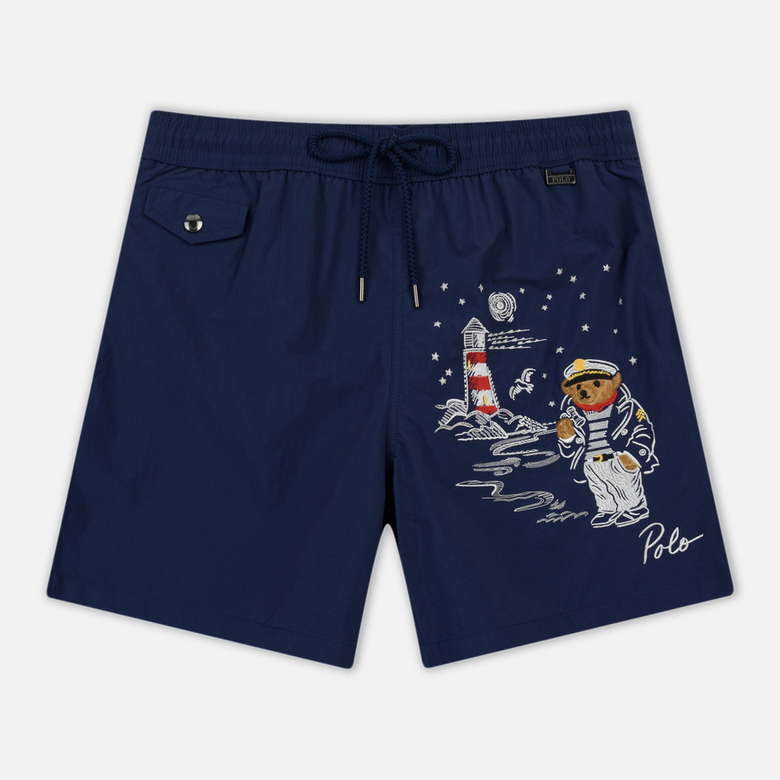 Polo Ralph Lauren Мужские шорты Print Bear And Lighthouse Explorer Swim