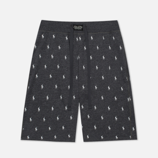 Мужские шорты Polo Ralph Lauren Printed Liquid Cotton Sleep Bottom Charcoal Heather/Nevis All Over Print