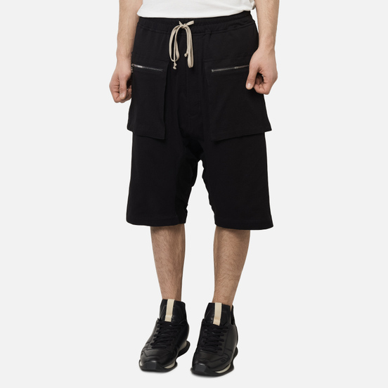 Мужские шорты Rick Owens DRKSHDW Tecuatl Cargo Drawstring Pods Black