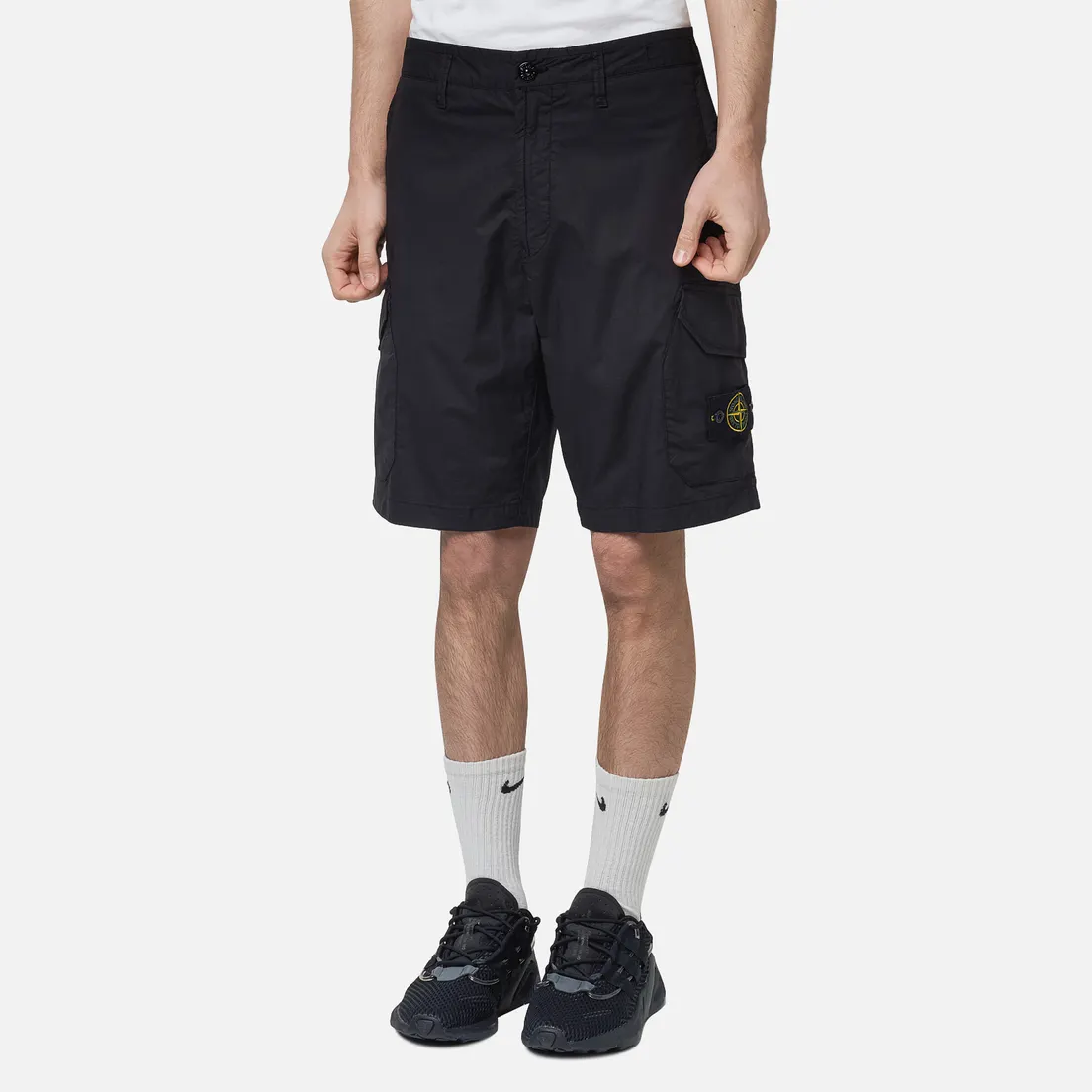 Stone Island Мужские шорты Cargo Stretch Cotton Gabardine