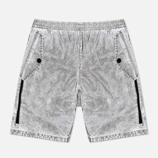 Мужские шорты Stone Island Plated Reflective Dust Colour Finish Grey