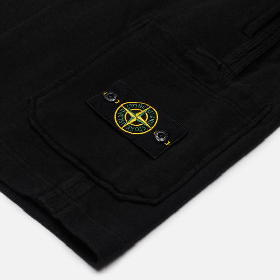 Мужские шорты Stone Island T.CO+OLD Fleece Regular Fit Black