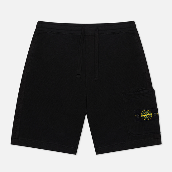 Мужские шорты Stone Island T.CO+OLD Fleece Regular Fit Black