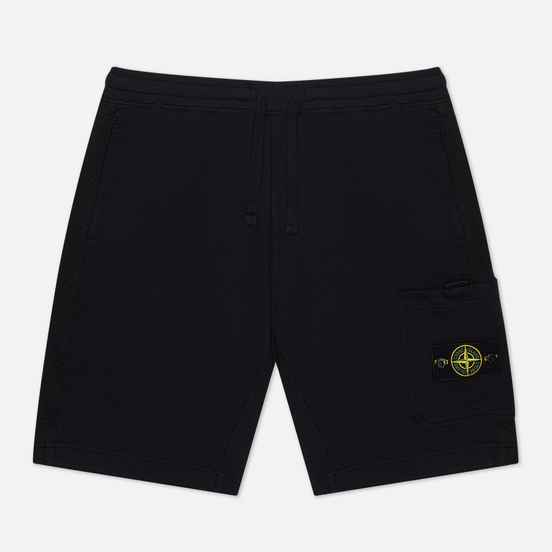 Мужские шорты Stone Island T.CO+OLD Fleece Regular Fit Navy Blue