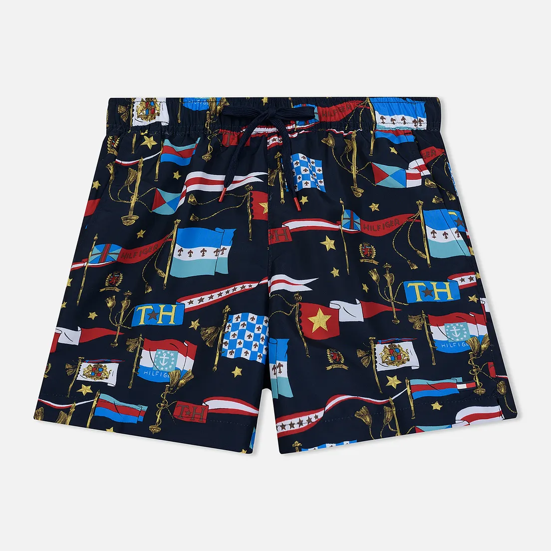 Tommy Jeans Мужские шорты Sailing Flag Medium Drawstring Flag Print
