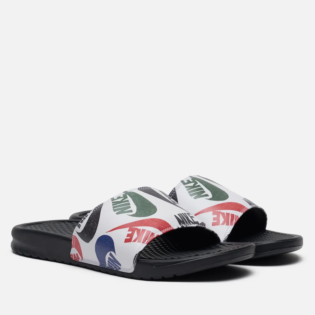 Nike Мужские сланцы Benassi JDI Swoosh Print