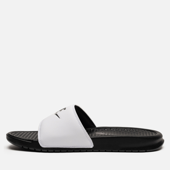 Мужские сланцы Nike Benassi JDI White/Black/Black