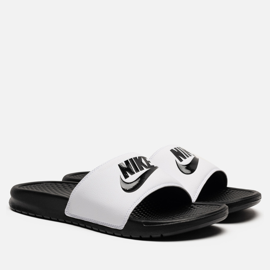 Мужские сланцы Nike Benassi JDI White/Black/Black