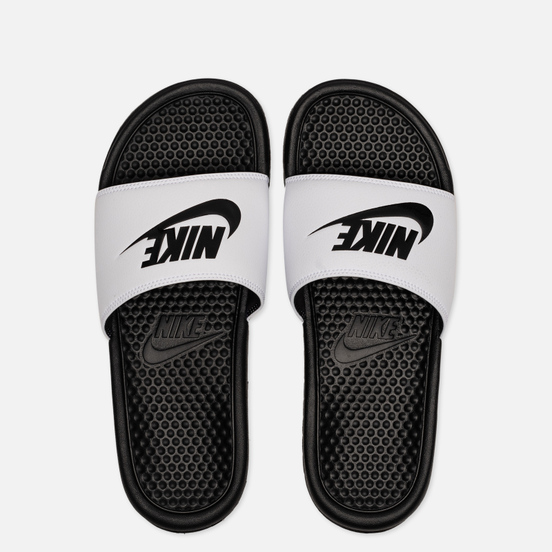 Мужские сланцы Nike Benassi JDI White/Black/Black
