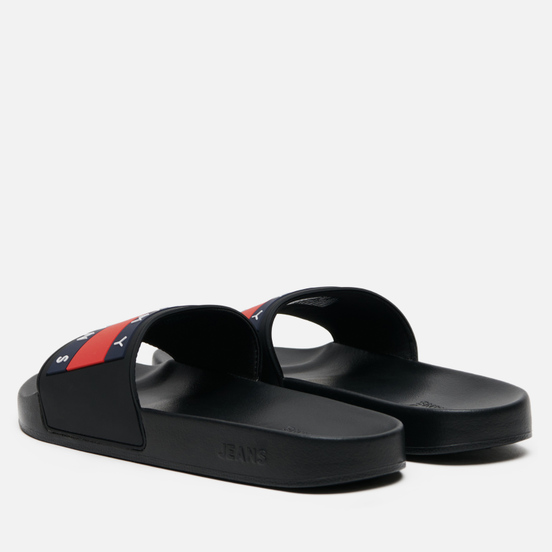 Мужские сланцы Tommy Jeans Flag Pool Black