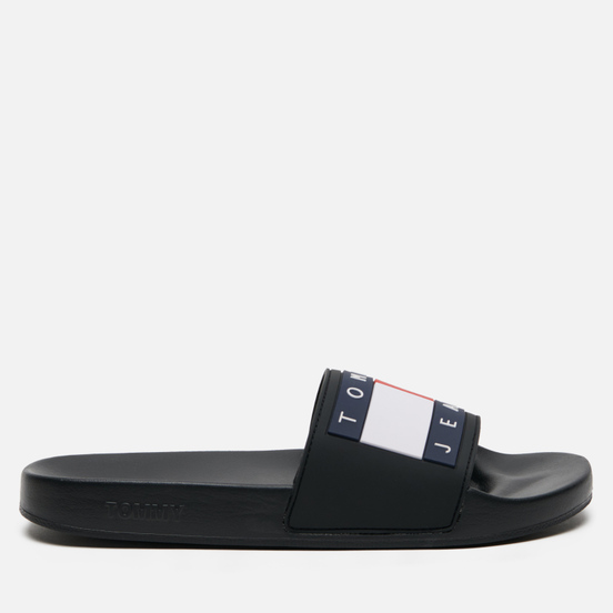 Мужские сланцы Tommy Jeans Flag Pool Black