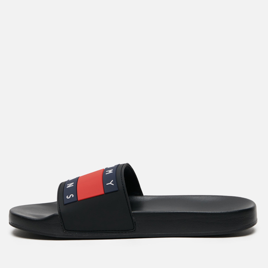 Мужские сланцы Tommy Jeans Flag Pool Black