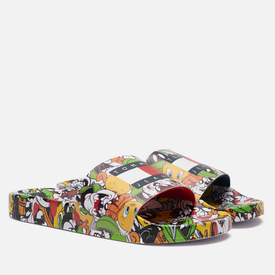 Мужские сланцы Tommy Jeans x Looney Tunes Pool All Over Print
