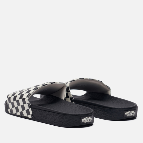 Мужские сланцы Vans Checkerboard Black/White