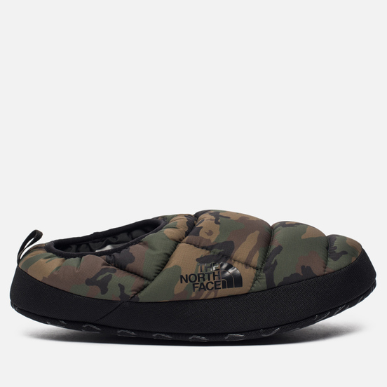 Мужские тапочки The North Face Nuptse Tent Mules III Black Forest/Woodland Camo
