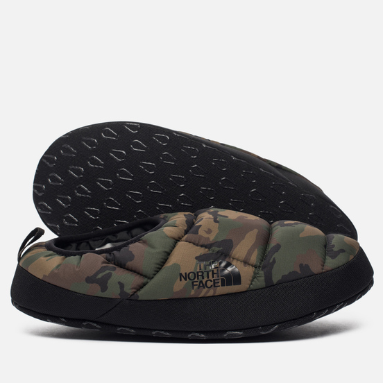 Мужские тапочки The North Face Nuptse Tent Mules III Black Forest/Woodland Camo