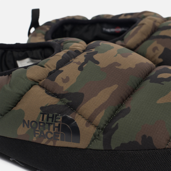 Мужские тапочки The North Face Nuptse Tent Mules III Black Forest/Woodland Camo