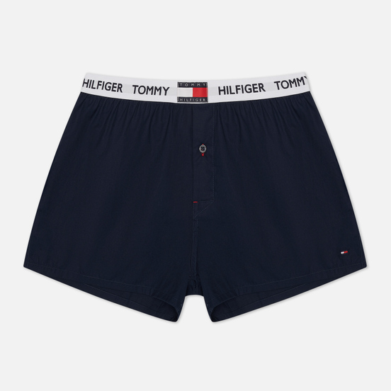 Мужские трусы Tommy Hilfiger Underwear Logo Waistband Pure Cotton Boxer Navy Blazer