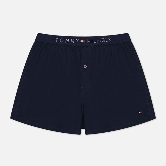 Мужские трусы Tommy Hilfiger Underwear Smart Cotton Poplin Boxers Navy Blazer