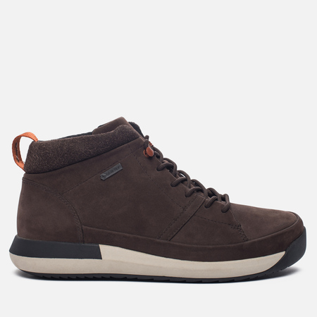 Мужские зимние ботинки Clarks Originals Johto Hi Gore-Tex Nubuck Dark Brown